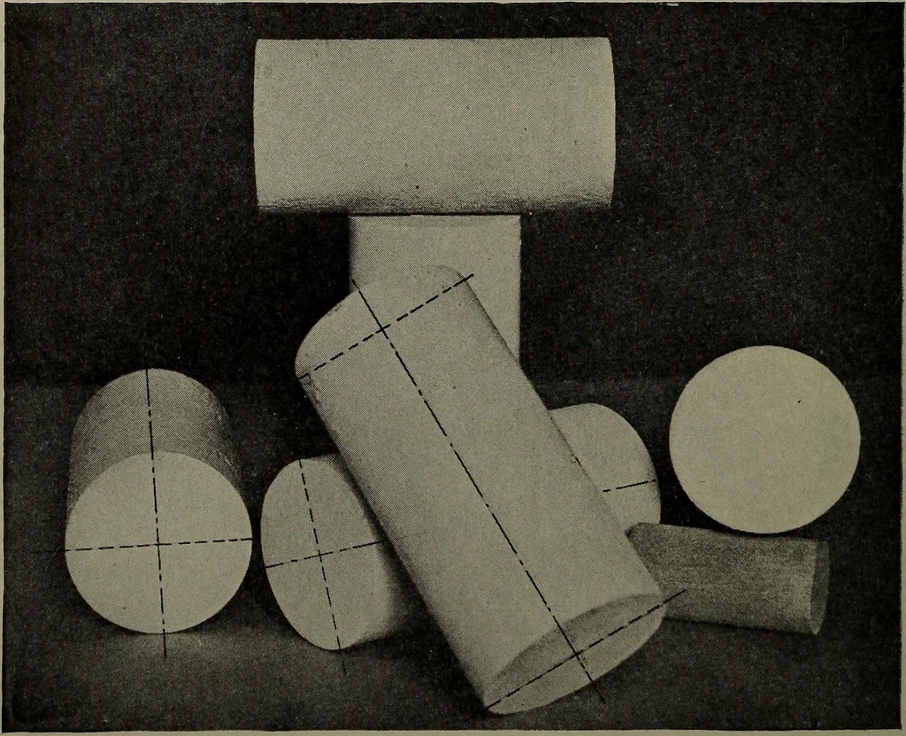 An illustration from Drawing and painting self-taught, 1922, leaf 100