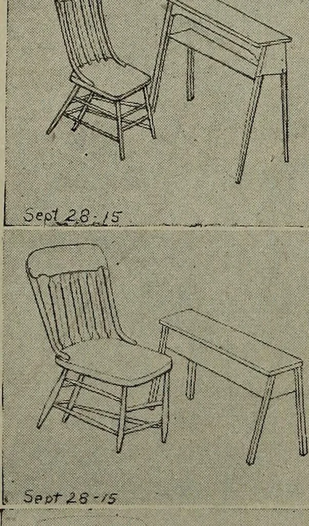 An illustration from Drawing and painting self-taught, 1922, leaf 128