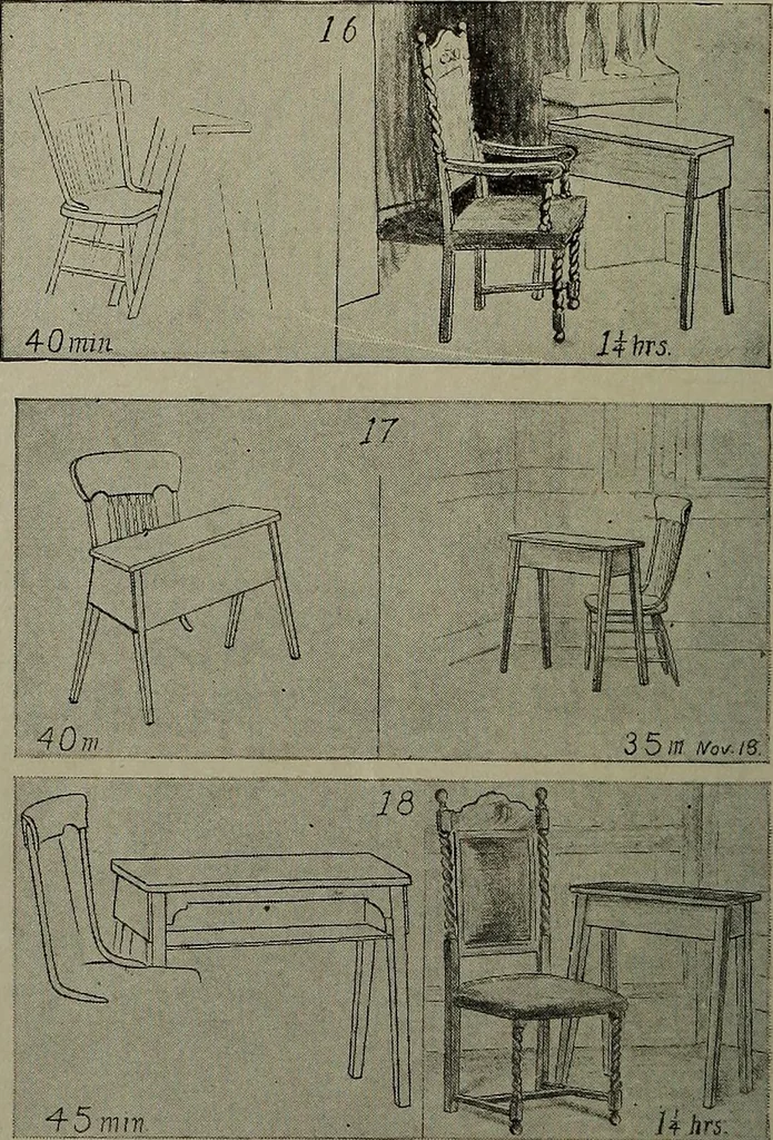 An illustration from Drawing and painting self-taught, 1922, leaf 132