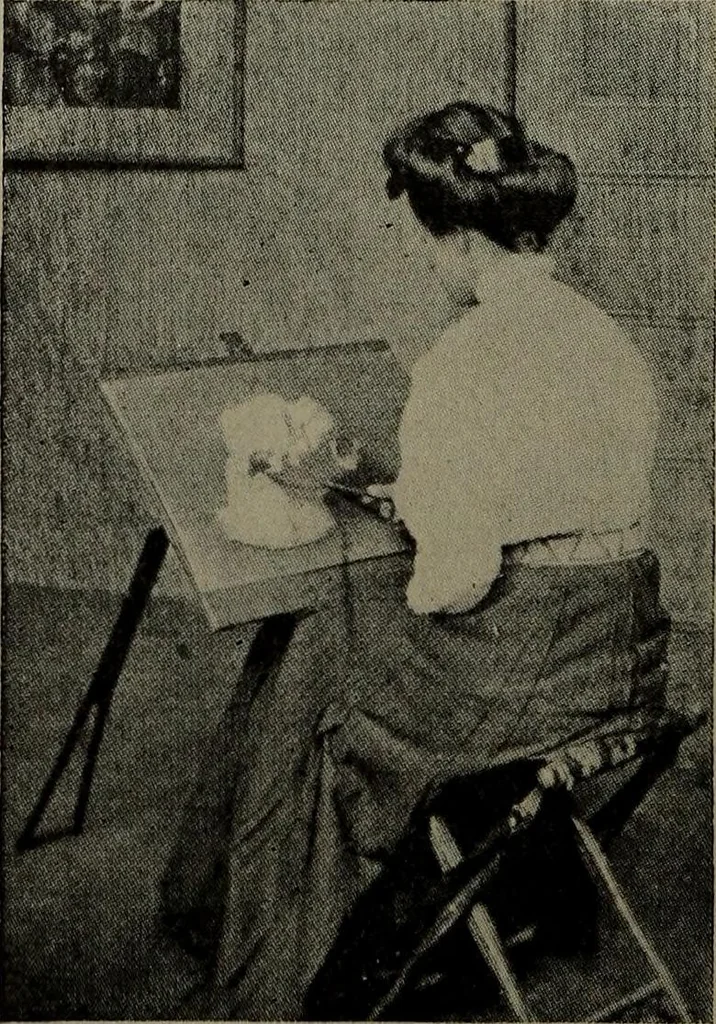 An illustration from Drawing and painting self-taught, 1922, leaf 48