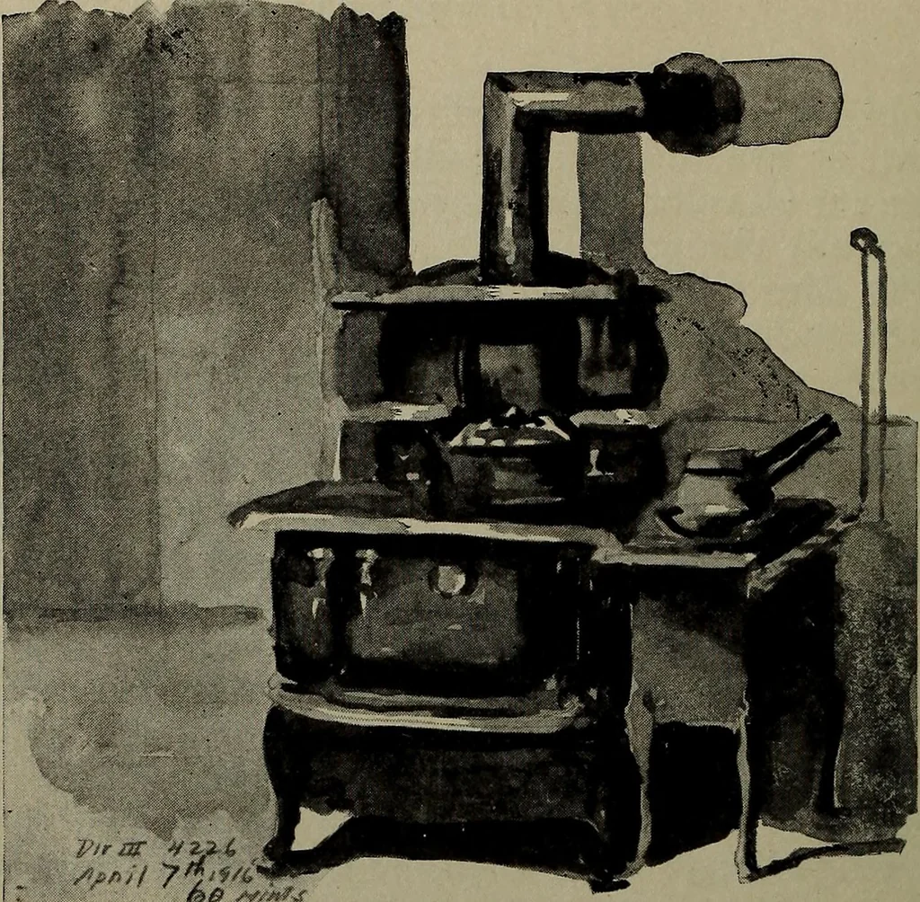 An illustration from Drawing and painting self-taught, 1922, leaf 60