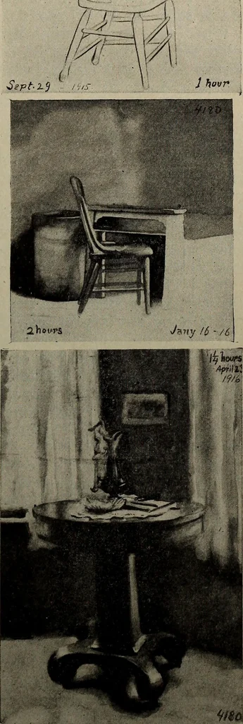 An illustration from Drawing and painting self-taught, 1922, leaf 87