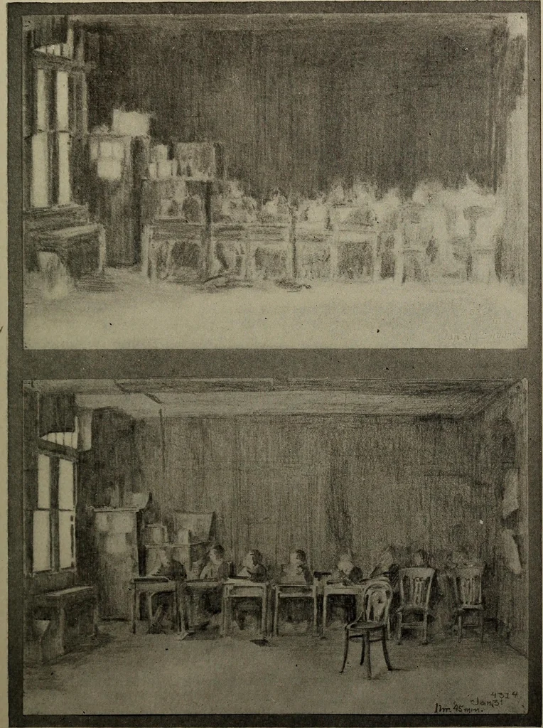 An illustration from Drawing and painting self-taught, 1922, leaf 95