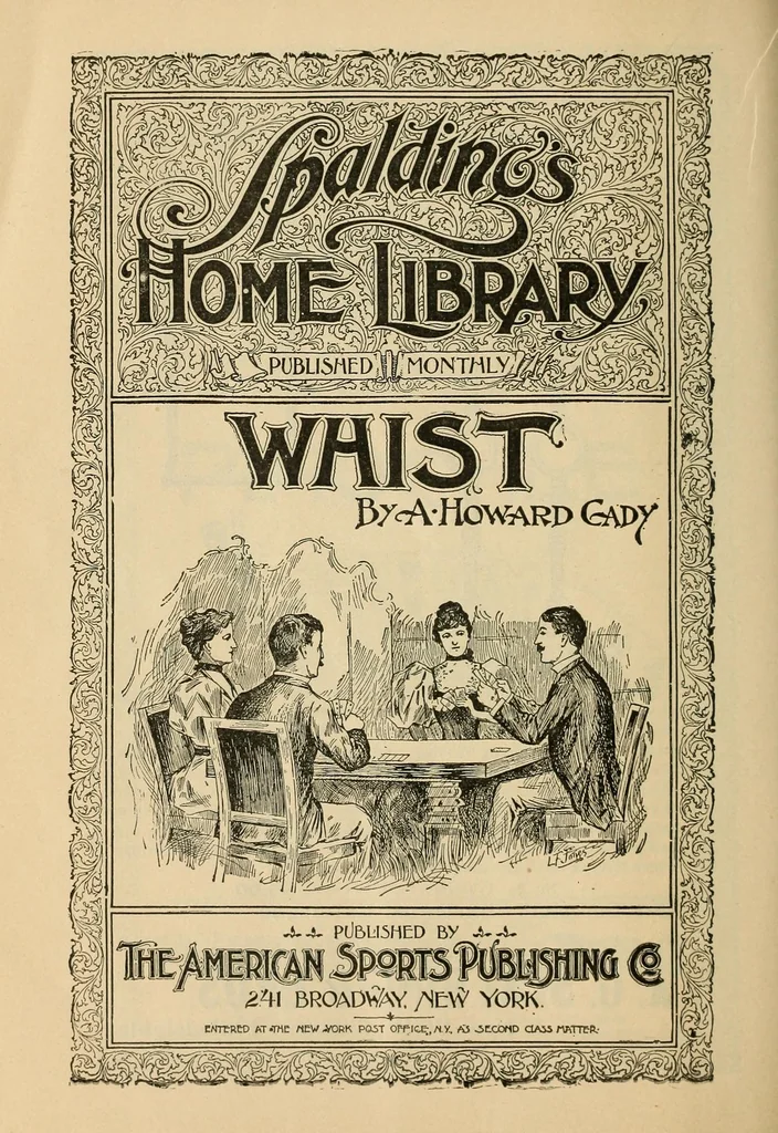 An illustration from Drawing room games, 1897, leaf 54