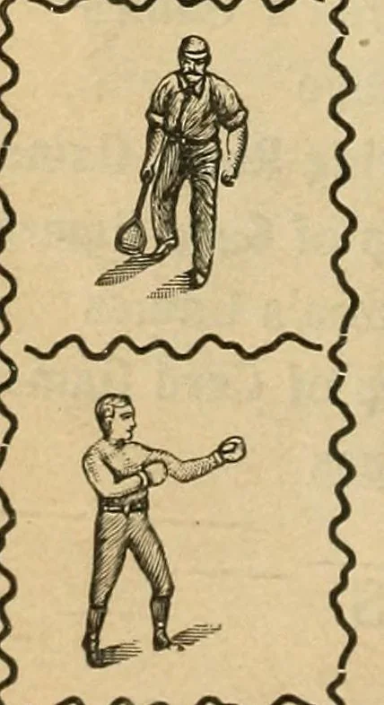 An illustration from Drawing room games, 1897, leaf 66