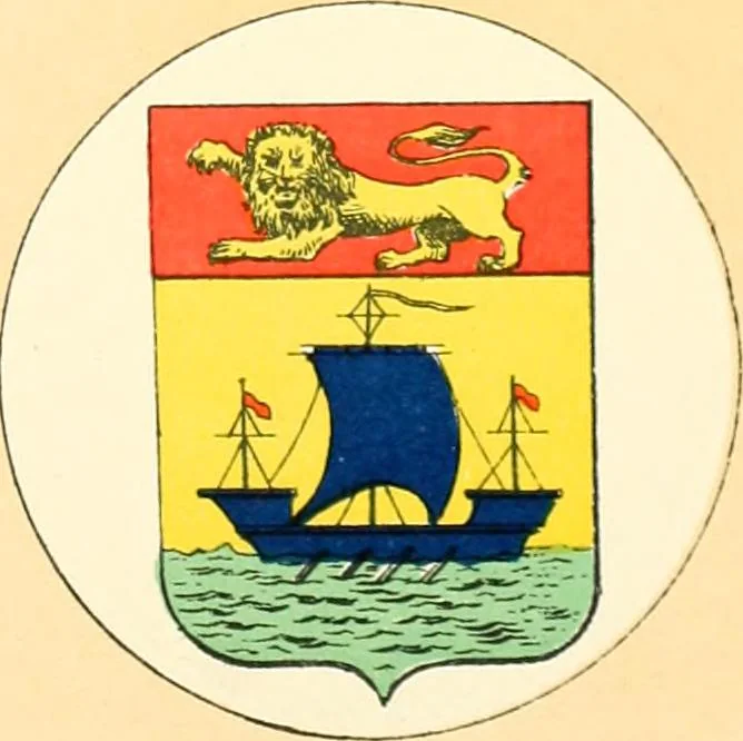 An illustration from Drawings of the flags in use at the present time by various nations, 1916, leaf 105