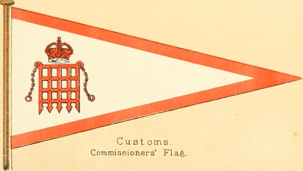 An illustration from Drawings of the flags in use at the present time by various nations, 1916, leaf 117