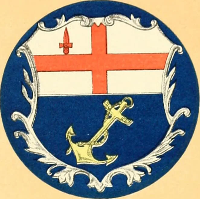 An illustration from Drawings of the flags in use at the present time by various nations, 1916, leaf 123
