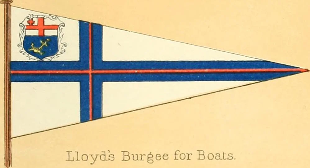 An illustration from Drawings of the flags in use at the present time by various nations, 1916, leaf 123