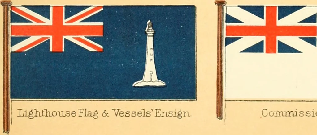 An illustration from Drawings of the flags in use at the present time by various nations, 1916, leaf 127