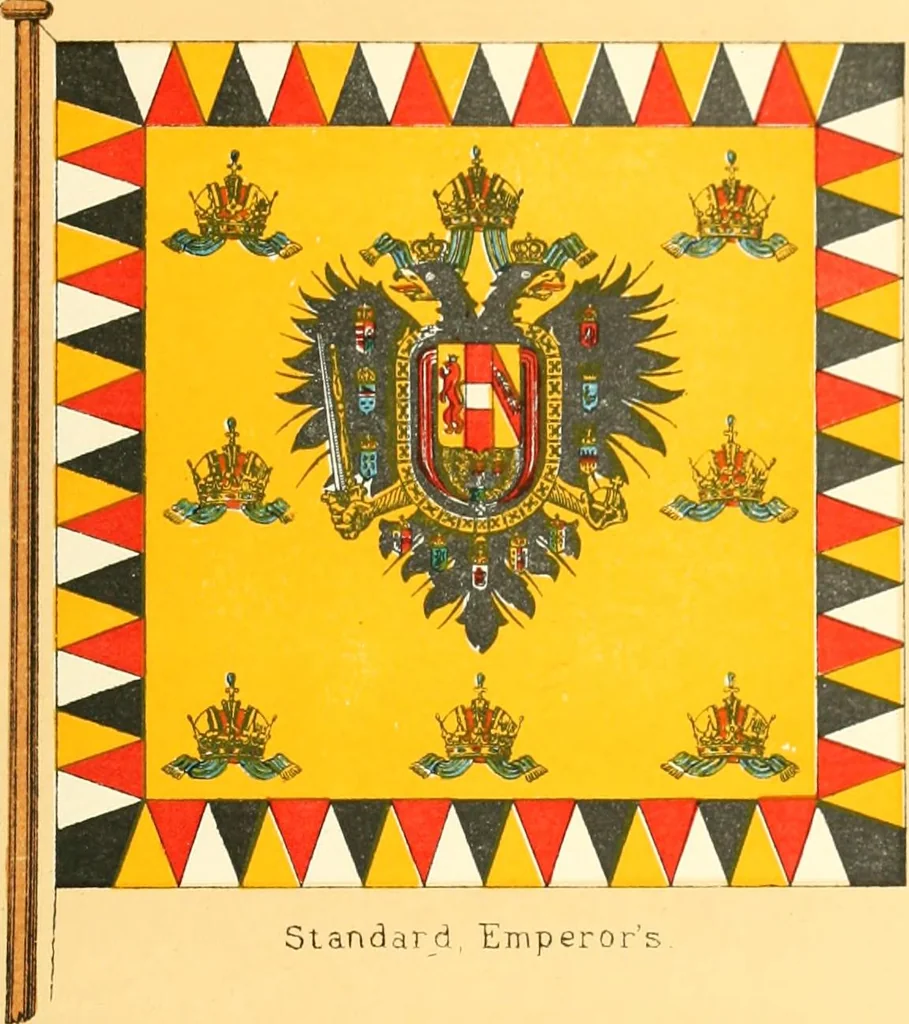 An illustration from Drawings of the flags in use at the present time by various nations, 1916, leaf 169