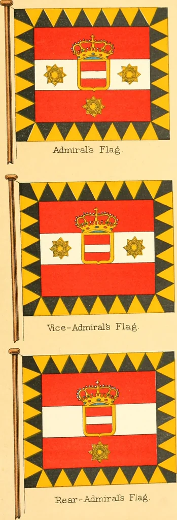 An illustration from Drawings of the flags in use at the present time by various nations, 1916, leaf 173