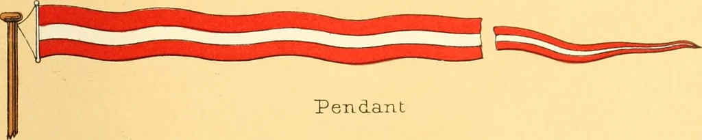 An illustration from Drawings of the flags in use at the present time by various nations, 1916, leaf 177