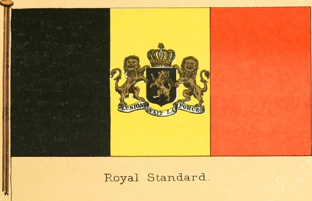 An illustration from Drawings of the flags in use at the present time by various nations, 1916, leaf 185