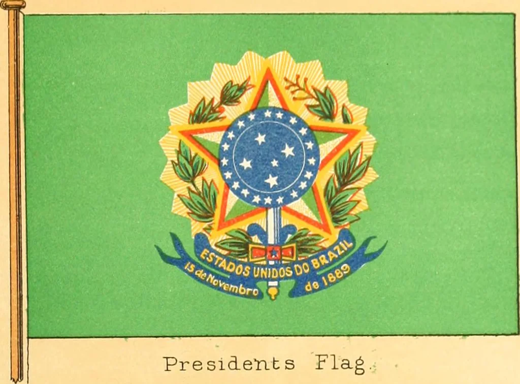 An illustration from Drawings of the flags in use at the present time by various nations, 1916, leaf 189