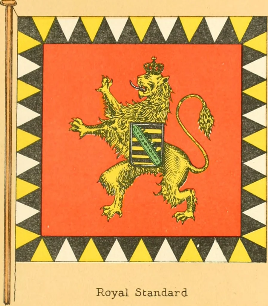 An illustration from Drawings of the flags in use at the present time by various nations, 1916, leaf 197