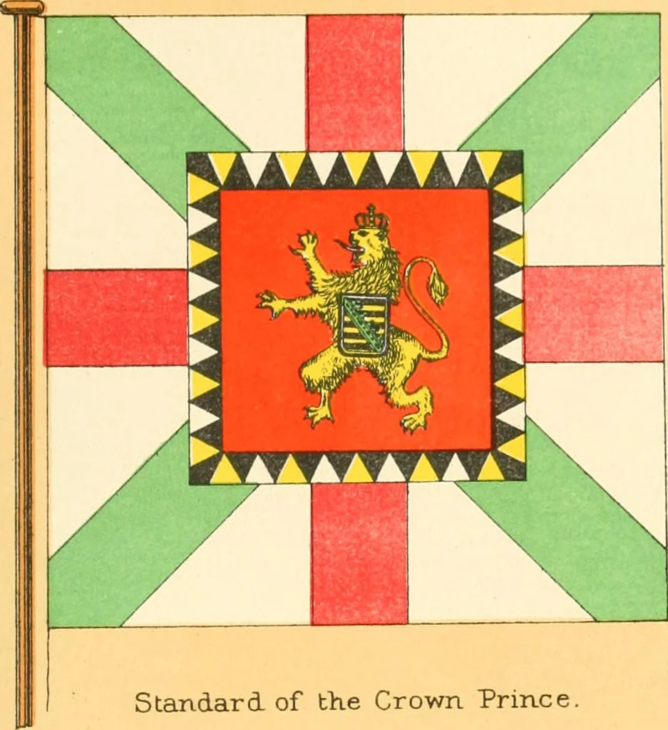 An illustration from Drawings of the flags in use at the present time by various nations, 1916, leaf 199