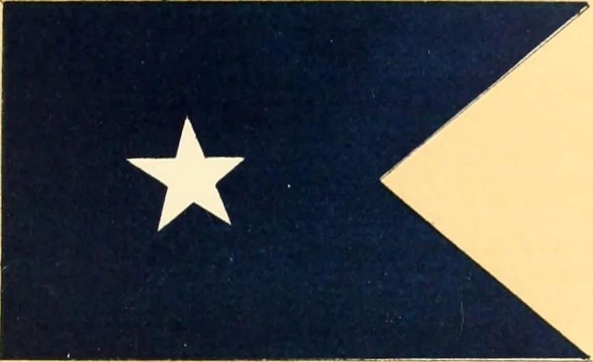 An illustration from Drawings of the flags in use at the present time by various nations, 1916, leaf 209