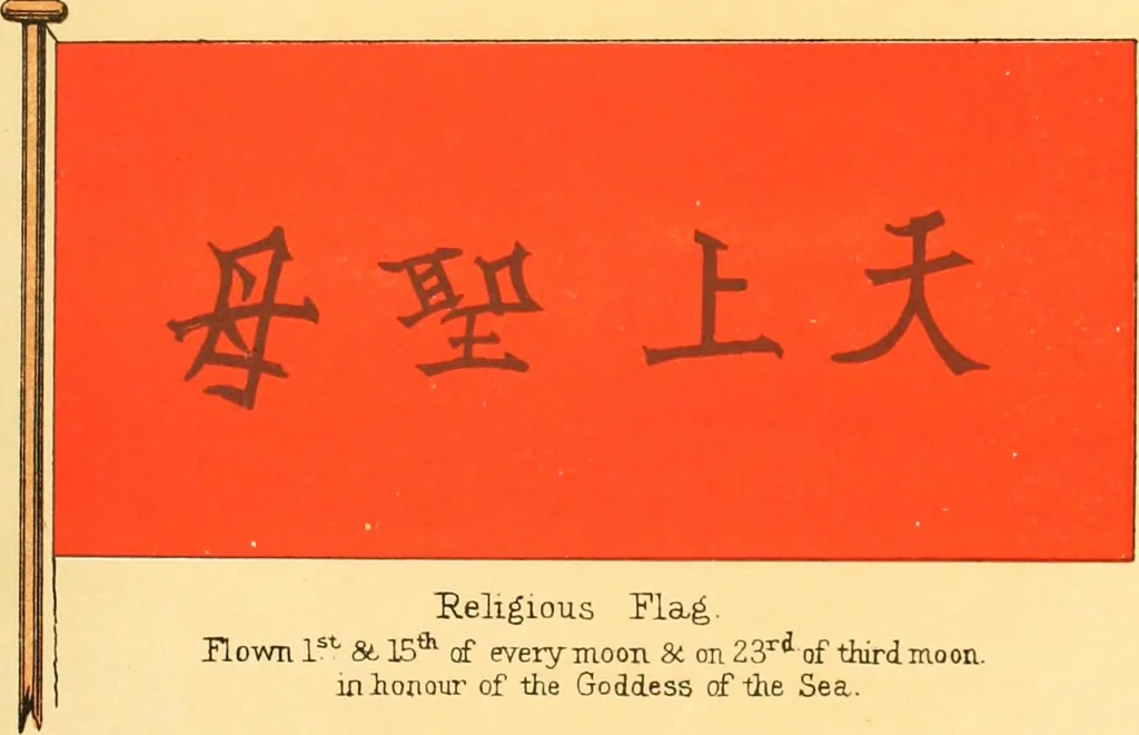 An illustration from Drawings of the flags in use at the present time by various nations, 1916, leaf 223