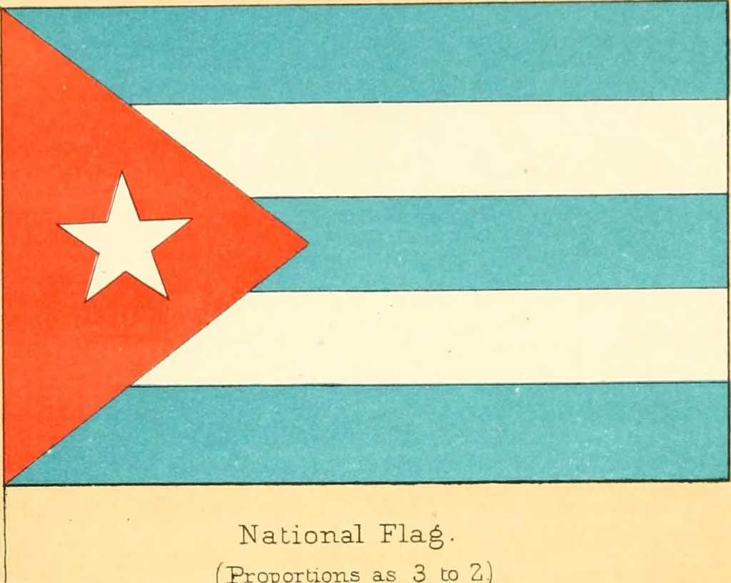 An illustration from Drawings of the flags in use at the present time by various nations, 1916, leaf 231