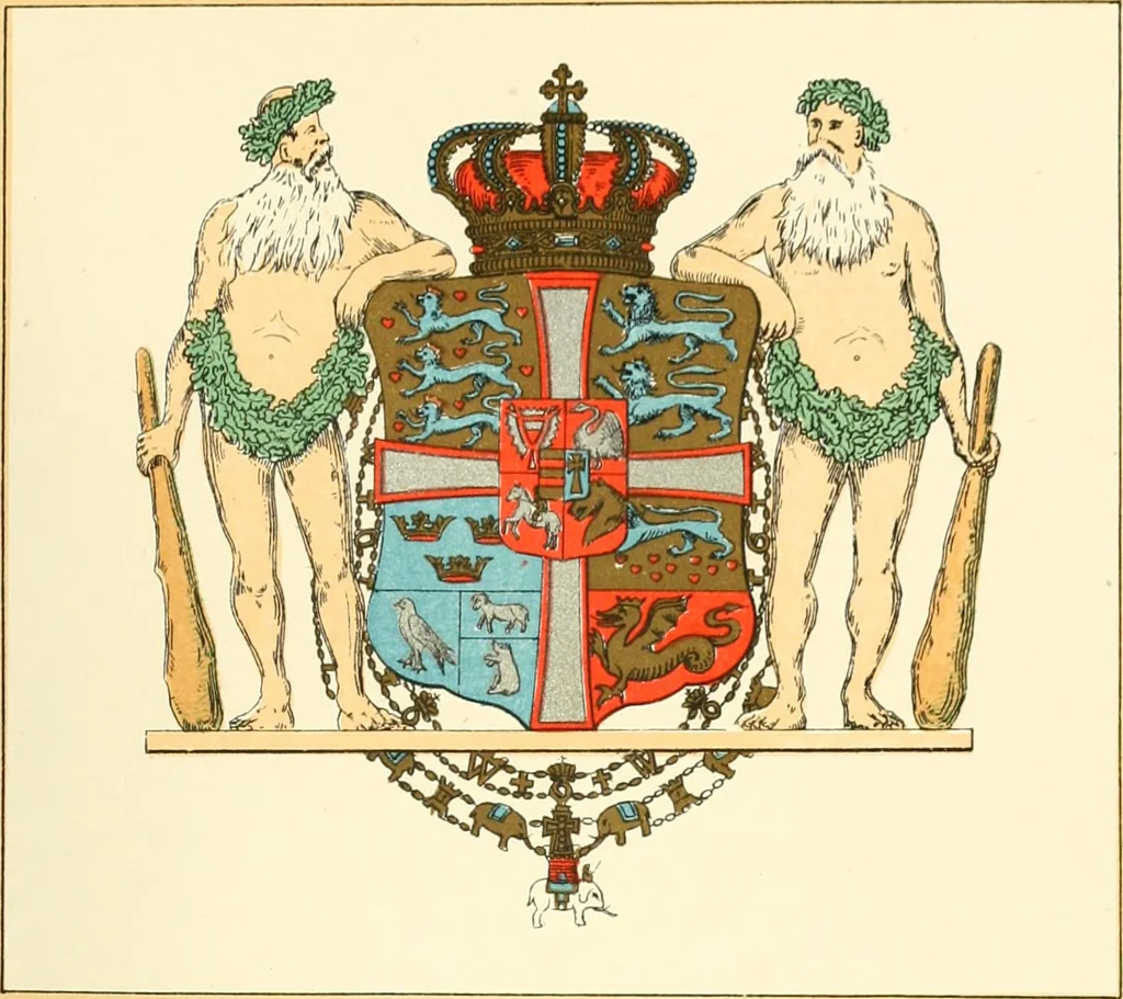 An illustration from Drawings of the flags in use at the present time by various nations, 1916, leaf 233