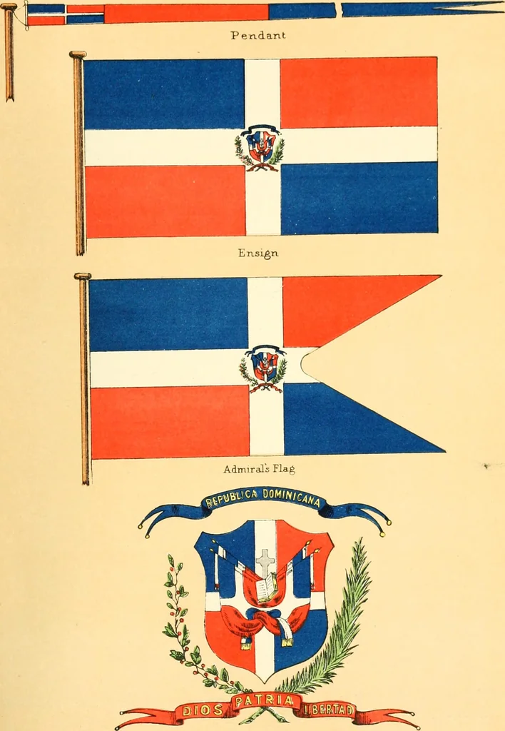 An illustration from Drawings of the flags in use at the present time by various nations, 1916, leaf 237