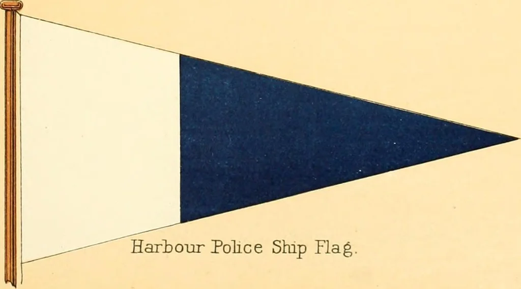 An illustration from Drawings of the flags in use at the present time by various nations, 1916, leaf 249
