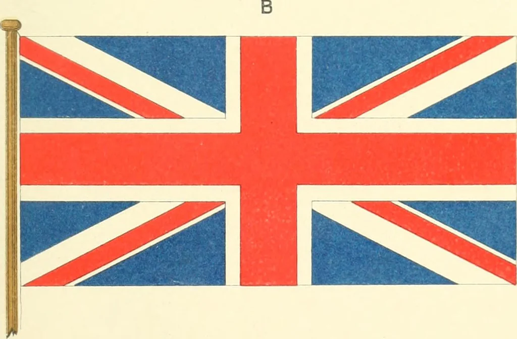 An illustration from Drawings of the flags in use at the present time by various nations, 1916, leaf 25