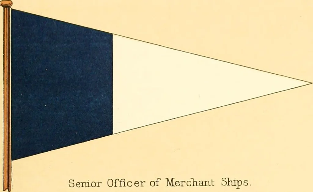 An illustration from Drawings of the flags in use at the present time by various nations, 1916, leaf 253