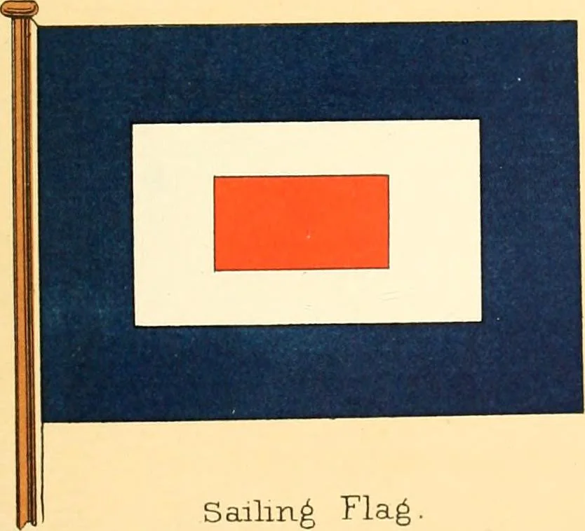 An illustration from Drawings of the flags in use at the present time by various nations, 1916, leaf 253