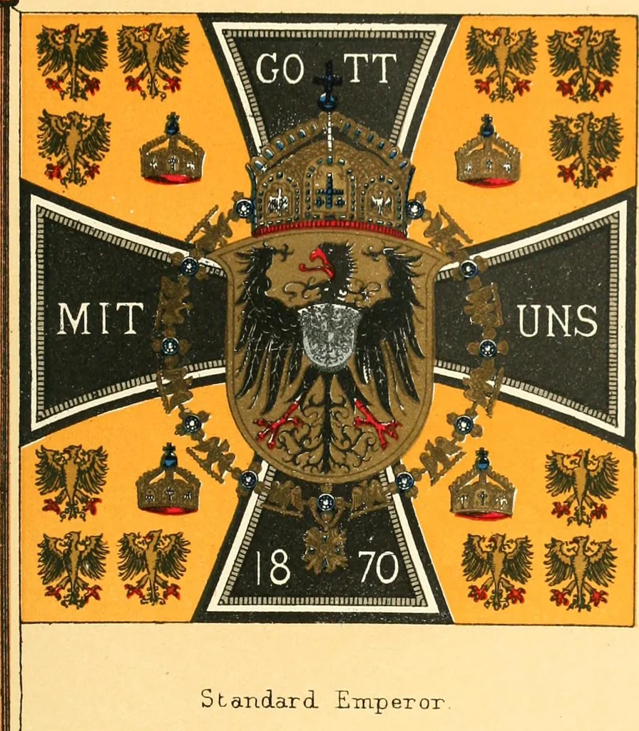 An illustration from Drawings of the flags in use at the present time by various nations, 1916, leaf 255