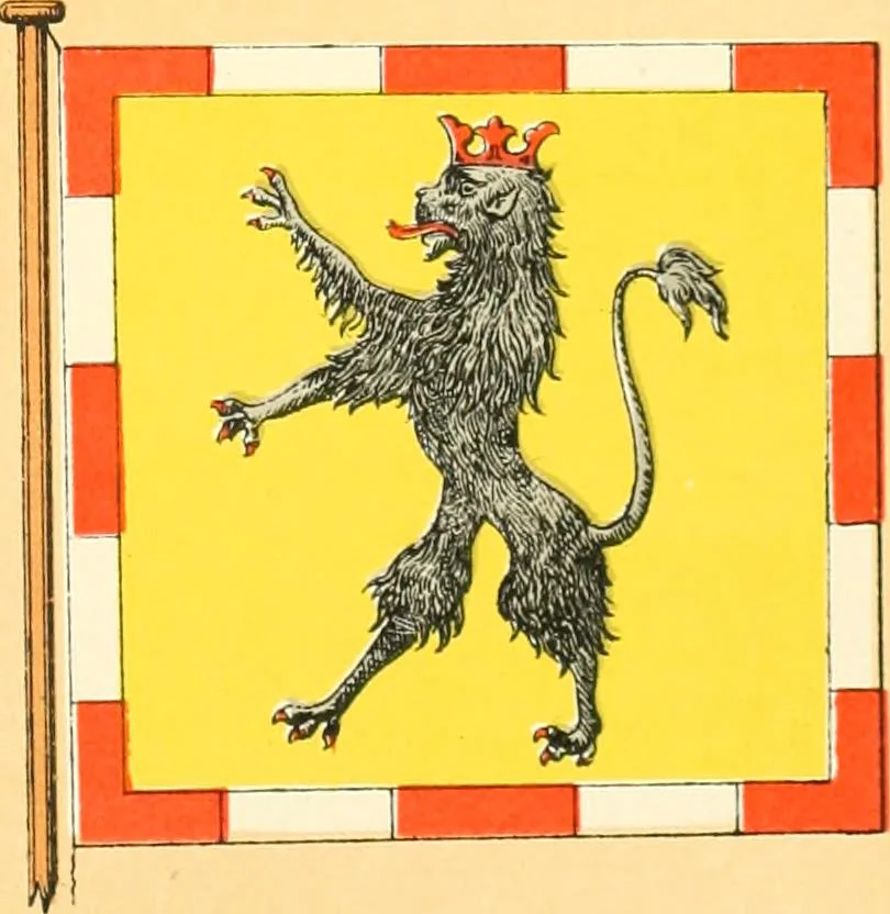 An illustration from Drawings of the flags in use at the present time by various nations, 1916, leaf 261