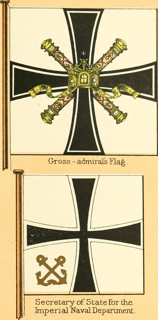 An illustration from Drawings of the flags in use at the present time by various nations, 1916, leaf 265
