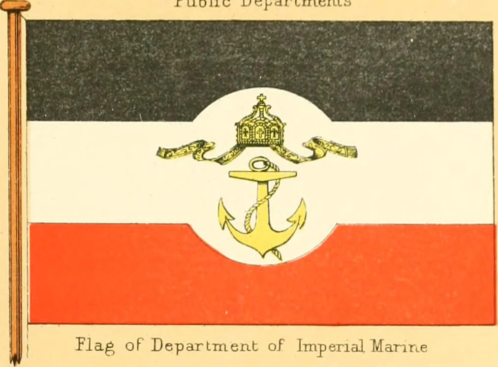 An illustration from Drawings of the flags in use at the present time by various nations, 1916, leaf 269