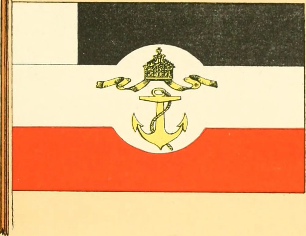 An illustration from Drawings of the flags in use at the present time by various nations, 1916, leaf 279