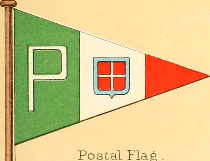 An illustration from Drawings of the flags in use at the present time by various nations, 1916, leaf 297