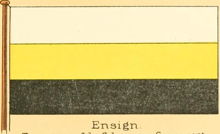 An illustration from Drawings of the flags in use at the present time by various nations, 1916, leaf 315