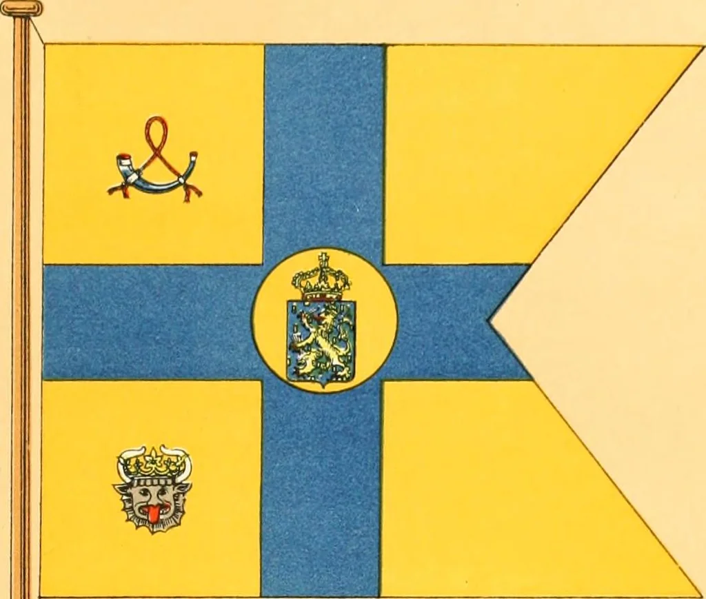 An illustration from Drawings of the flags in use at the present time by various nations, 1916, leaf 329