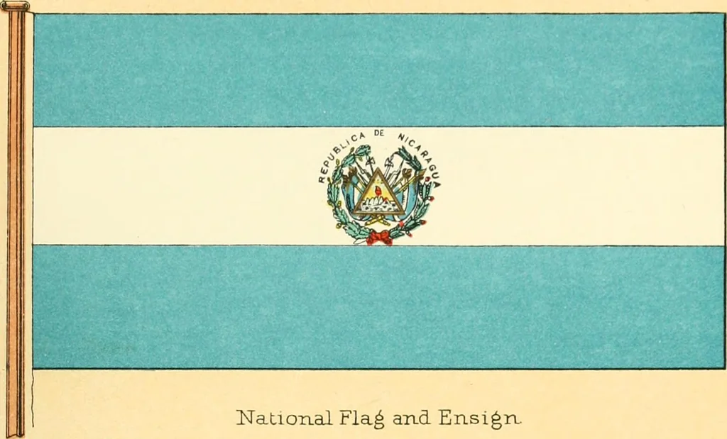 An illustration from Drawings of the flags in use at the present time by various nations, 1916, leaf 341