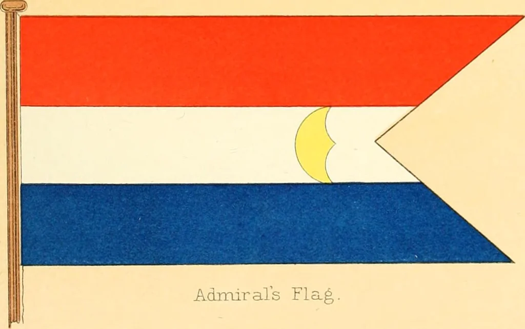 An illustration from Drawings of the flags in use at the present time by various nations, 1916, leaf 345