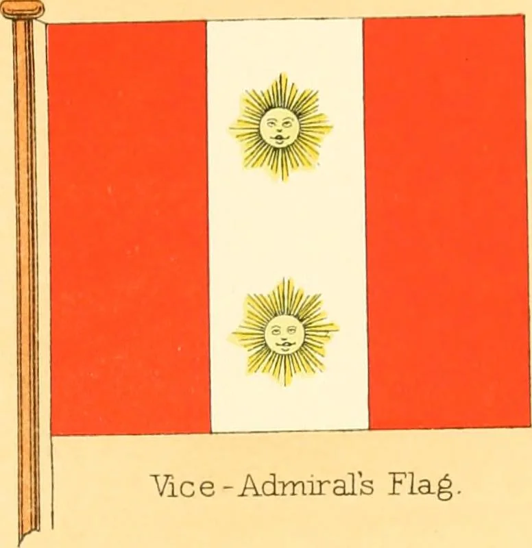 An illustration from Drawings of the flags in use at the present time by various nations, 1916, leaf 351