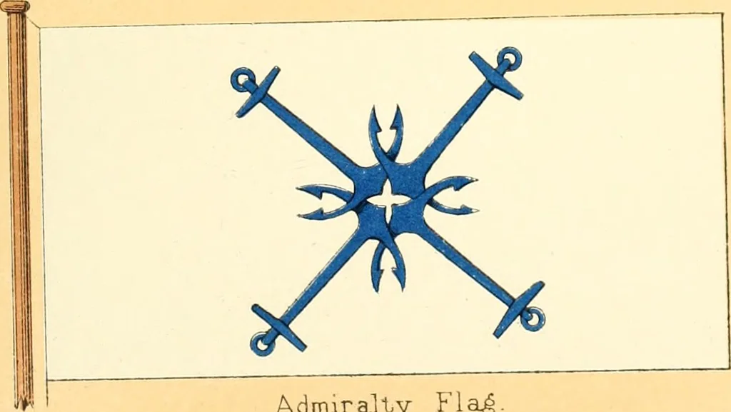 An illustration from Drawings of the flags in use at the present time by various nations, 1916, leaf 373