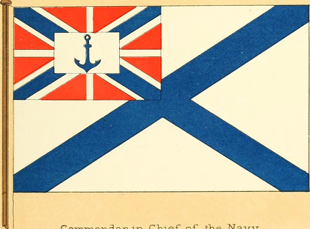 An illustration from Drawings of the flags in use at the present time by various nations, 1916, leaf 377