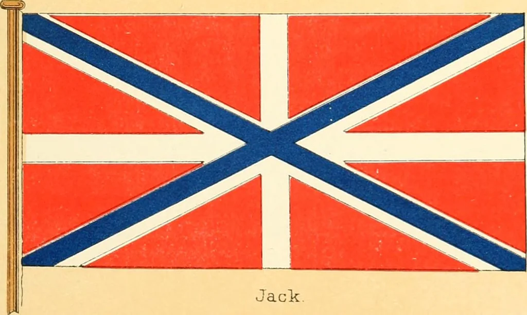 An illustration from Drawings of the flags in use at the present time by various nations, 1916, leaf 385