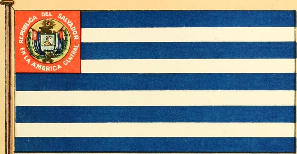 An illustration from Drawings of the flags in use at the present time by various nations, 1916, leaf 393
