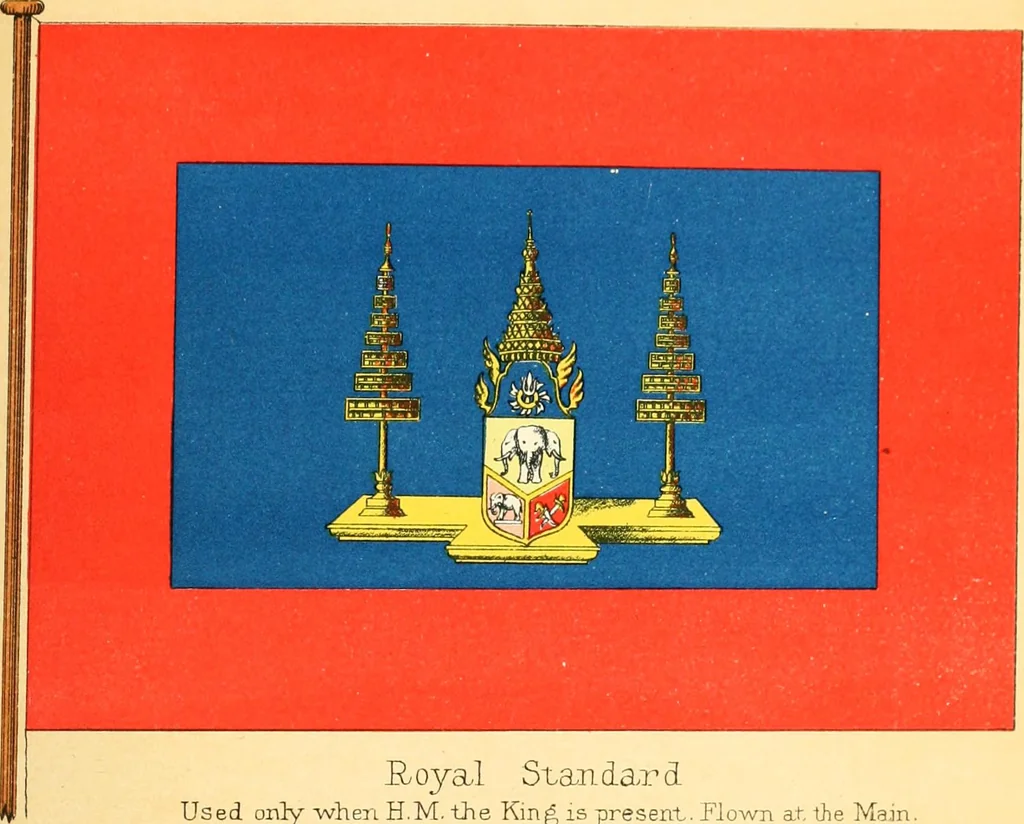 An illustration from Drawings of the flags in use at the present time by various nations, 1916, leaf 397