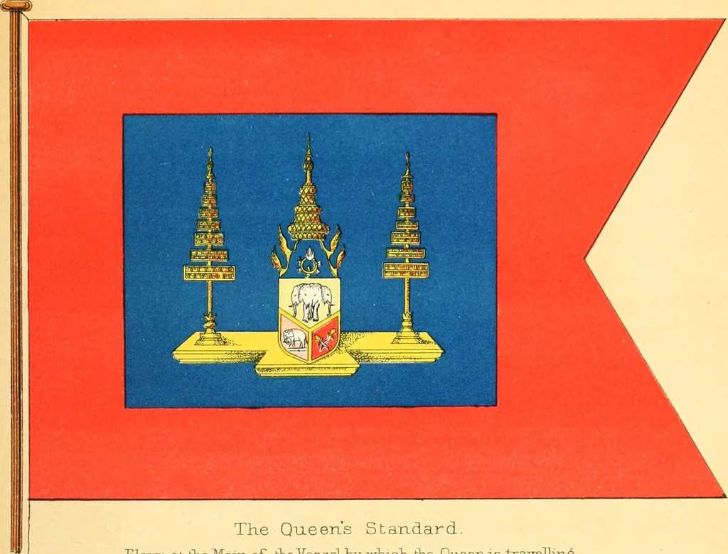 An illustration from Drawings of the flags in use at the present time by various nations, 1916, leaf 399