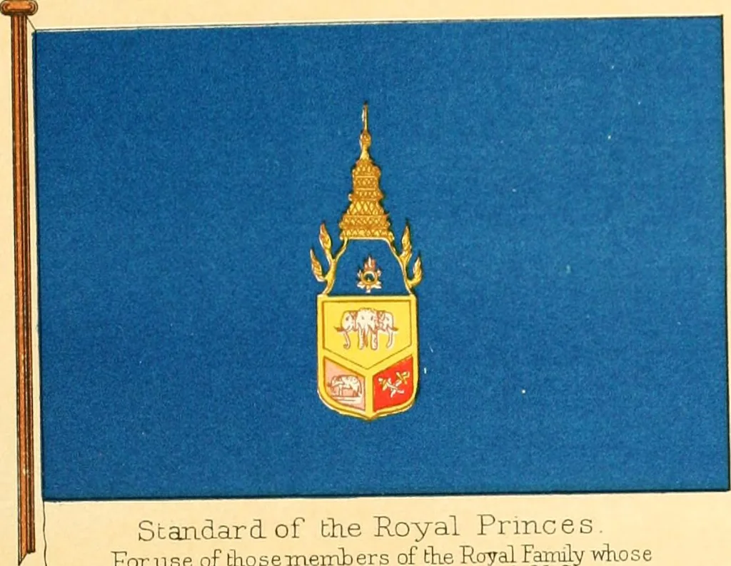 An illustration from Drawings of the flags in use at the present time by various nations, 1916, leaf 401