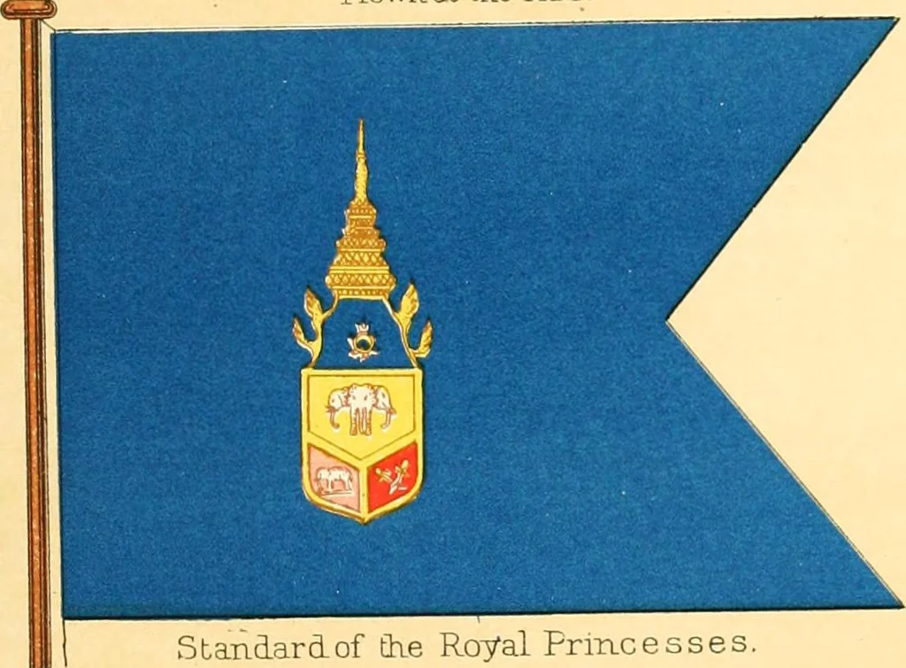 An illustration from Drawings of the flags in use at the present time by various nations, 1916, leaf 401