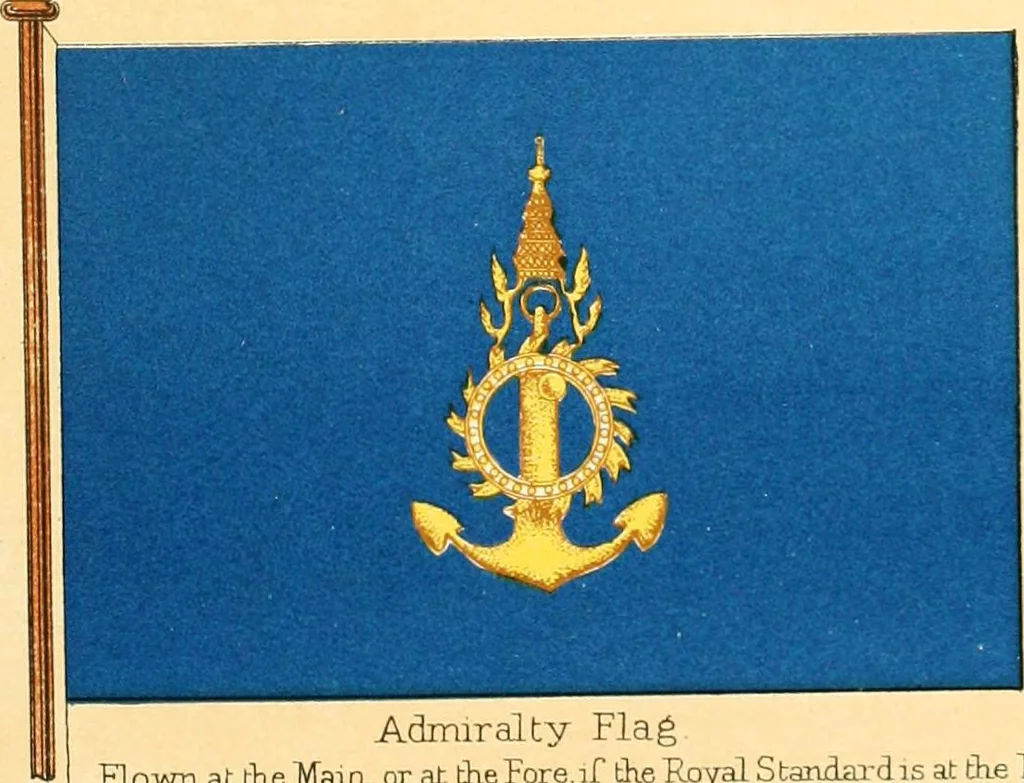 An illustration from Drawings of the flags in use at the present time by various nations, 1916, leaf 401